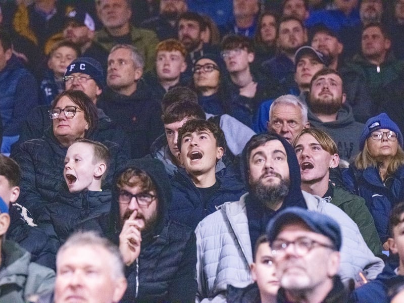 There were 19,877 supporters in attendance at Fratton Park as Pompey drew 0-0 with Wrexham under the lights on Wednesday evening.