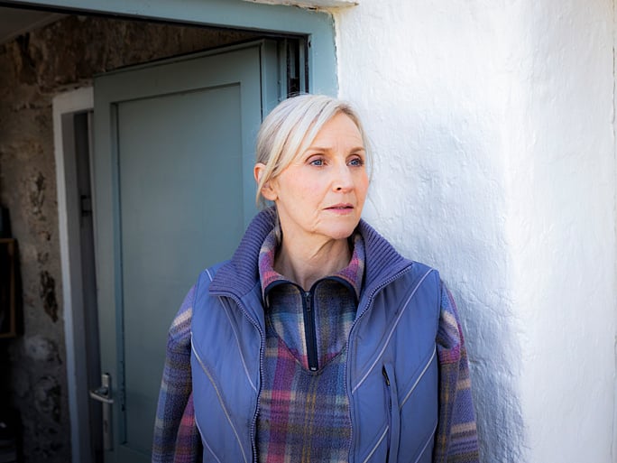 After ten series, audiences will finally get to meet the wife of Billy McCabe. Played by Leigh Biagi, Morag McCabe knew the victim having worked alongside her in social services. Despite this being the first time she will appear on screen, Howden described Biagi as "incredible". He said: "We didn't know each other before this series but we hit it off right away. I think we look like a longstanding couple!" Audiences may recognise Biagi from The Lost King, Neds or, again, Shetland which she appeared on during series two as Anna Blake. Fans should also keep their eye out as she will appear in Guillermo del Toro's Frankenstein as Mother Superior. 