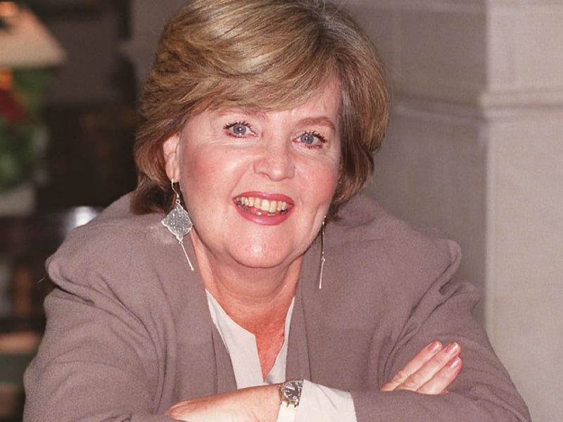 Actress Pauline Collins, known for playing Shirley Valentine, died "peacefully" aged 85 surrounded by her family. The actor passed away “peacefully at her care home in Highgate this week, having endured Parkinson’s for several years”, they said. She is pictured in 1997.