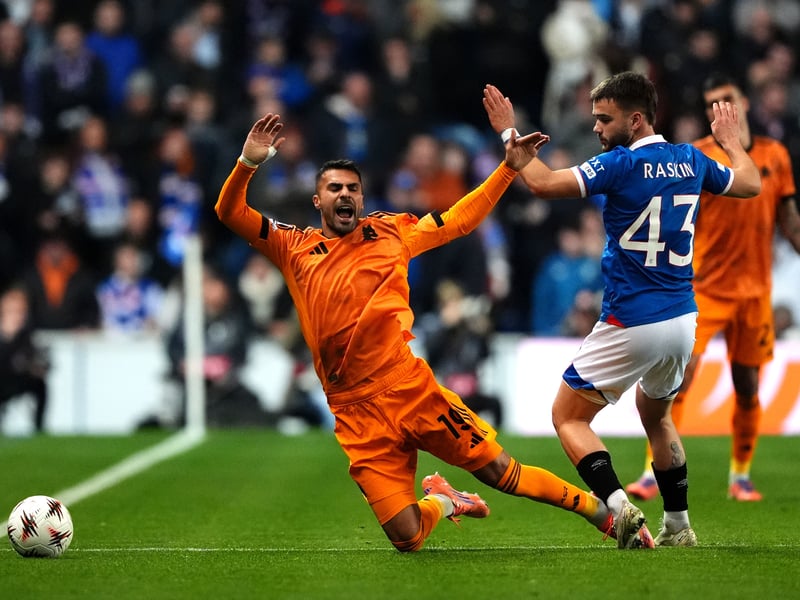 An unusually quiet night for the Belgian, who struggled to assert himself in the game in the first-half. Improved a little in the second-half, and went close with a long-range drive as Rangers looked to mount an unlikely comeback.