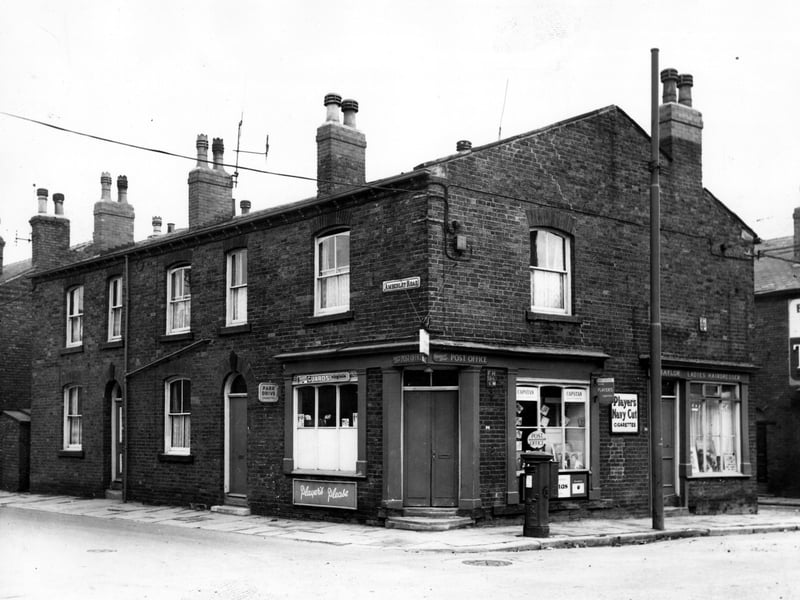 Oldfield Lane Post Office at the corner of Amberley Road and Oldfield Lane pictured in October 1964.