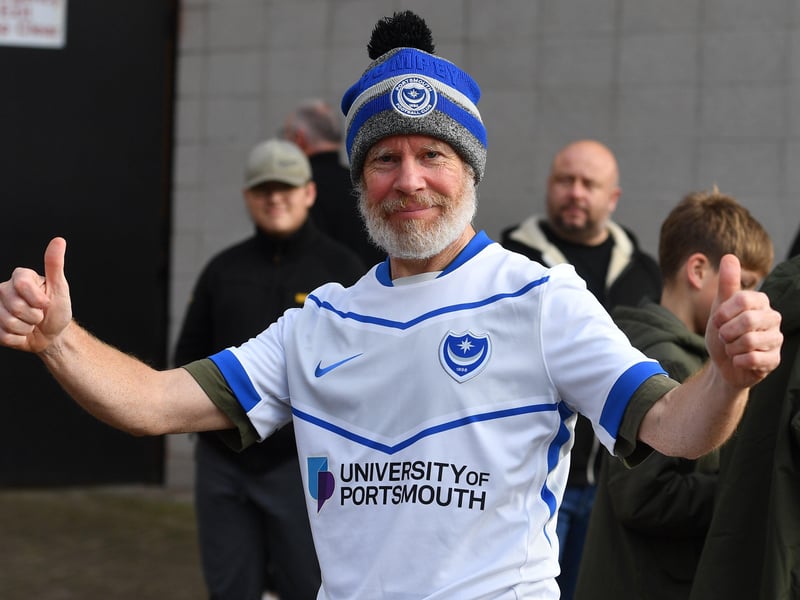 Pompey fans faced a 544-mile round trip to Hull on Saturday.