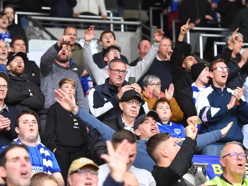Singing their hearts out for the Blues!