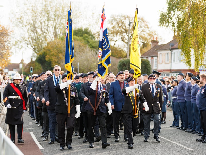 Remembrance Sunday service in Gosport