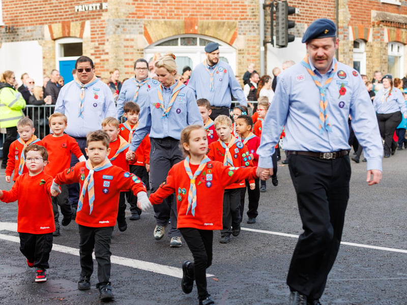 Remembrance Sunday service in Gosport