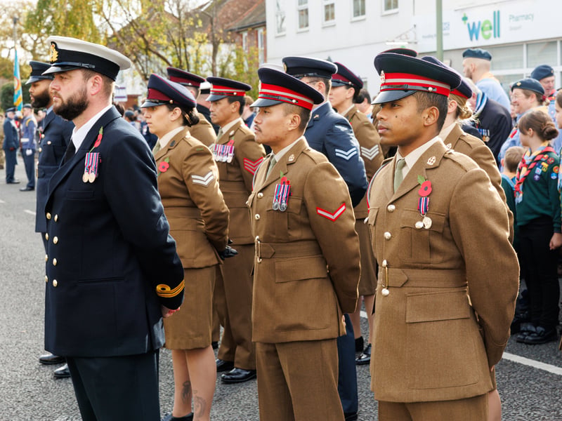 Remembrance Sunday service in Gosport