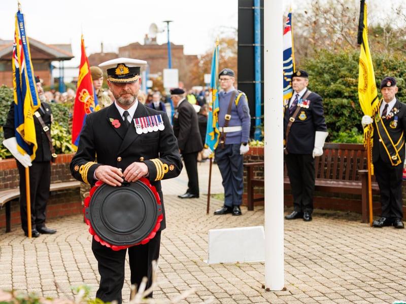 Remembrance Sunday service in Gosport