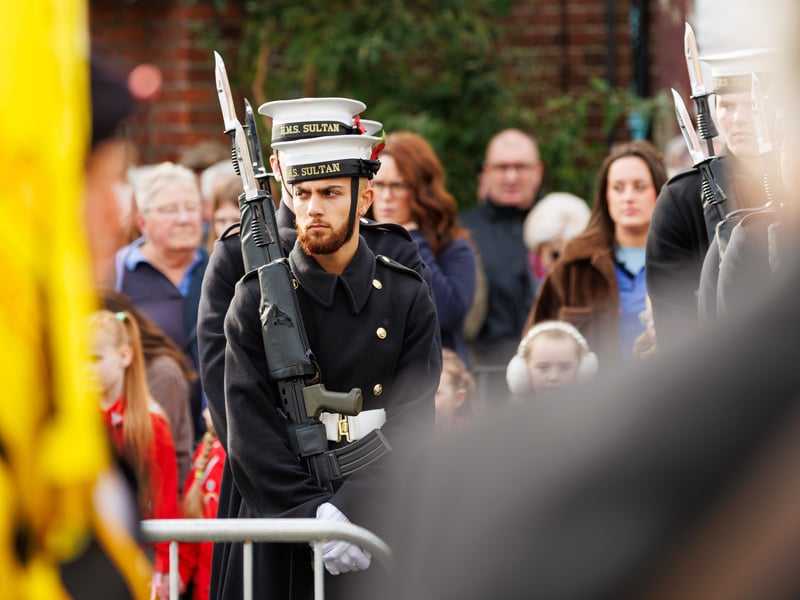 Remembrance Sunday service in Gosport