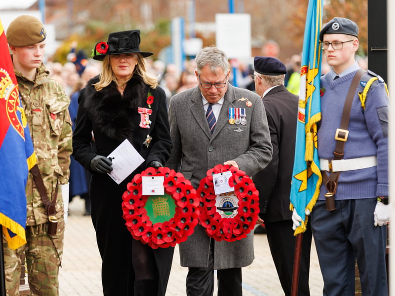 Remembrance Sunday service in Gosport