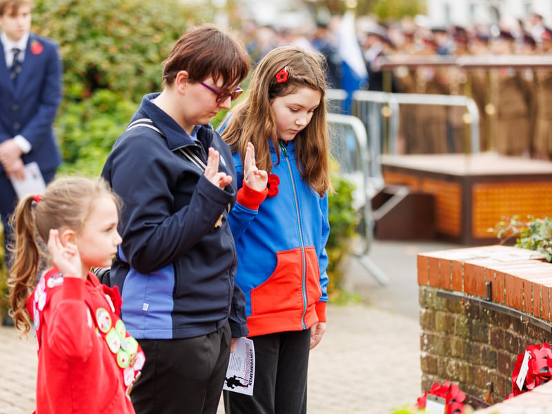 Remembrance Sunday service in Gosport