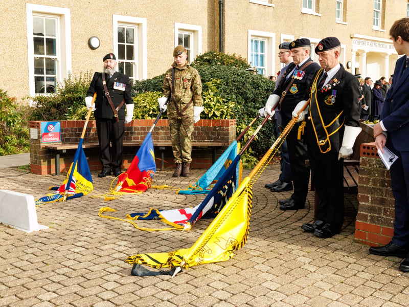 Remembrance Sunday service in Gosport