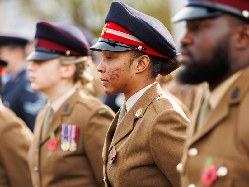 Remembrance Sunday service in Gosport