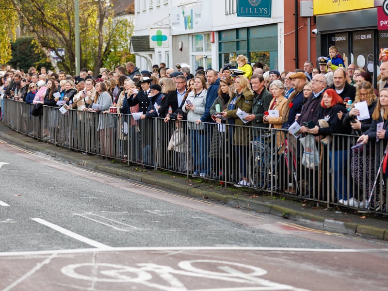 Remembrance Sunday service in Gosport