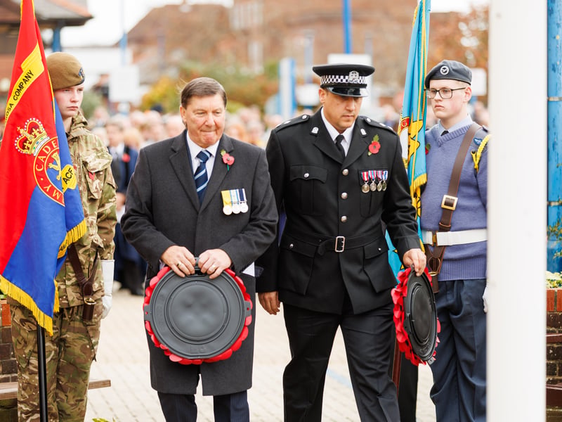 Remembrance Sunday service in Gosport