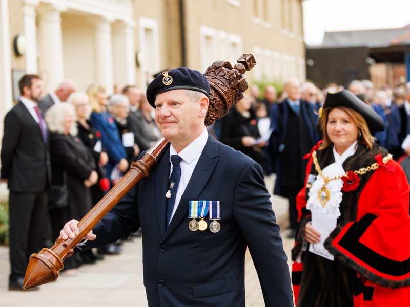 Remembrance Sunday service in Gosport