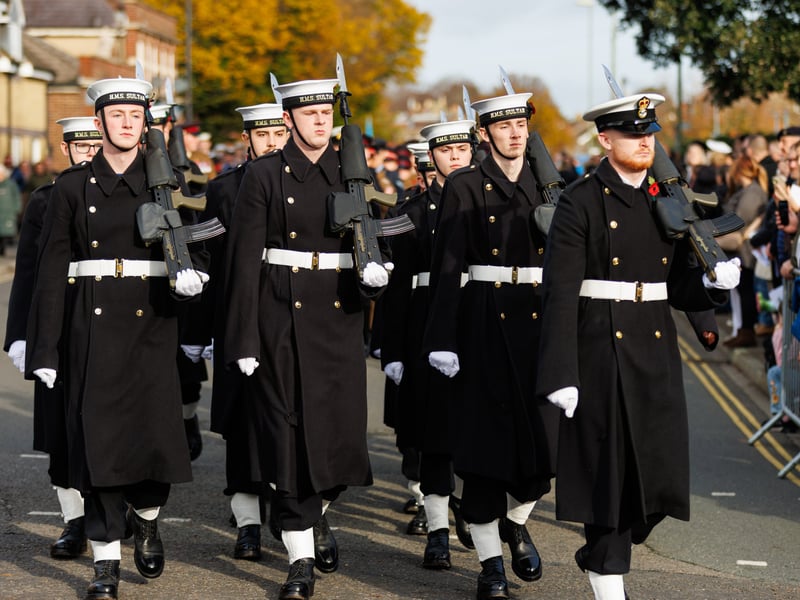 Remembrance Sunday service in Gosport