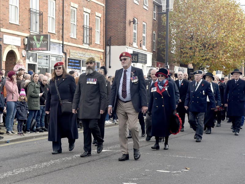 Fareham Remembrance service in West Street, Fareham, on Sunday, November 9, 2025.