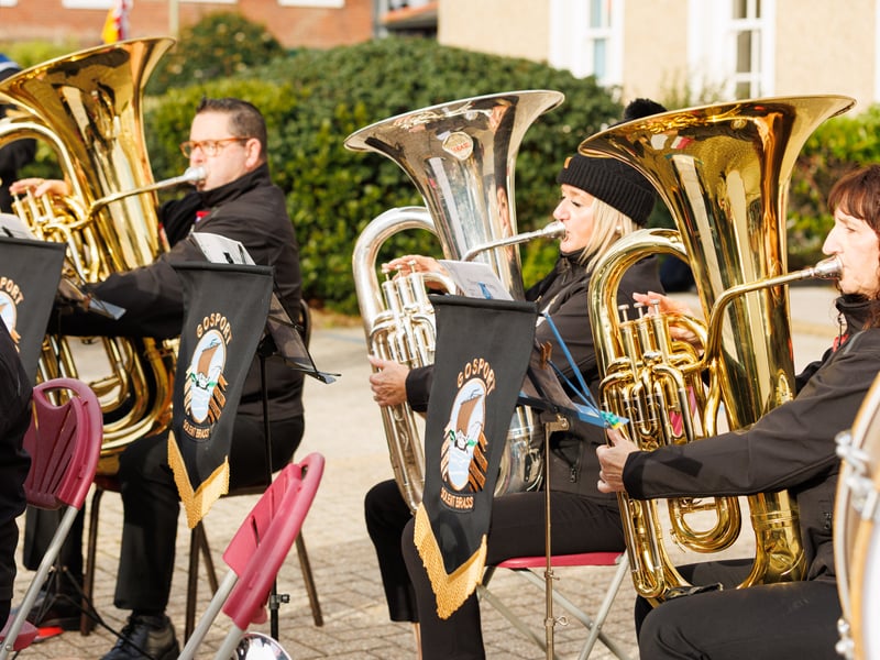 Remembrance Sunday service in Gosport