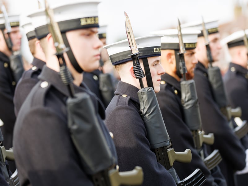 Remembrance Sunday service in Gosport
