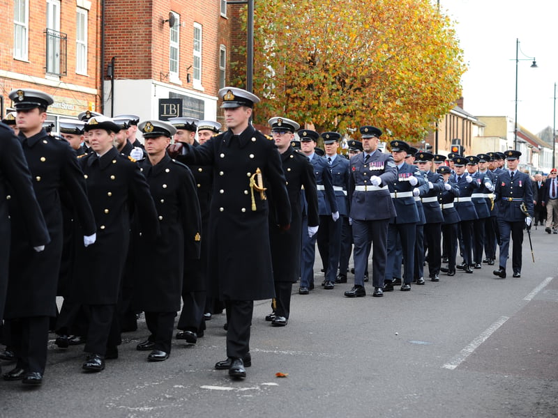 Fareham Remembrance service in West Street, Fareham, on Sunday, November 9, 2025.