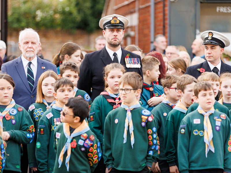 Remembrance Sunday service in Gosport