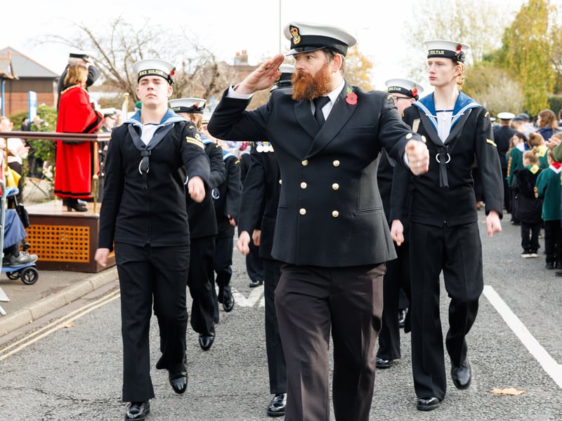 Remembrance Sunday service in Gosport