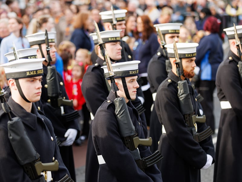 Remembrance Sunday service in Gosport