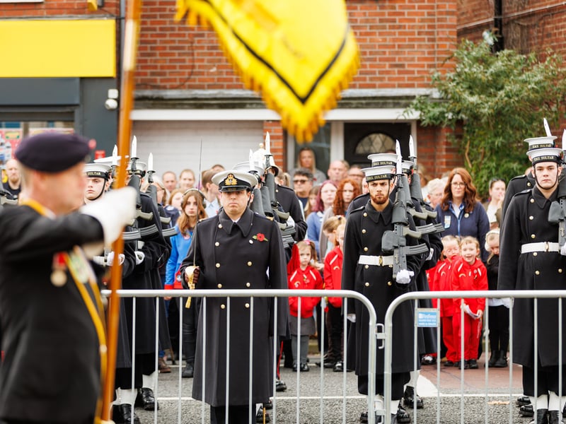 Remembrance Sunday service in Gosport