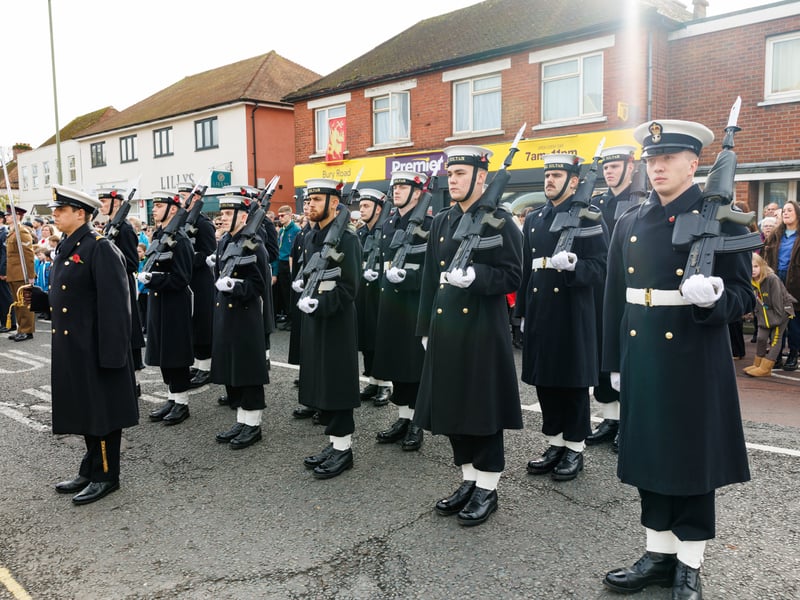Remembrance Sunday service in Gosport