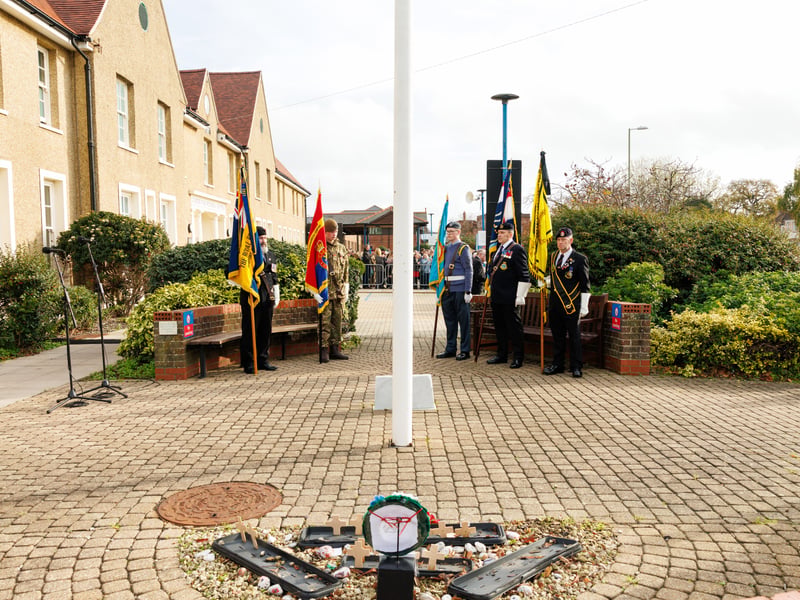 Remembrance Sunday service in Gosport