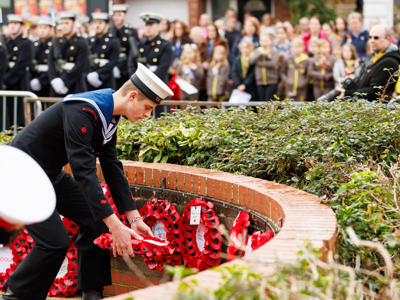Remembrance Sunday service in Gosport