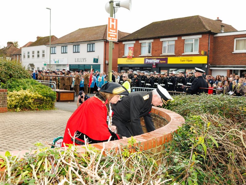Remembrance Sunday service in Gosport