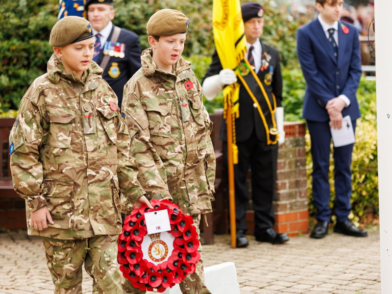 Remembrance Sunday service in Gosport