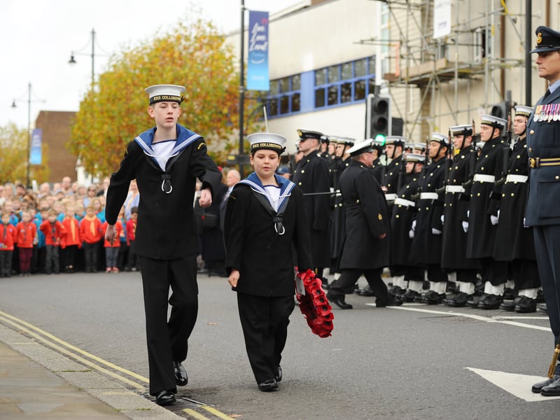 Fareham Remembrance service in West Street, Fareham, on Sunday, November 9, 2025.