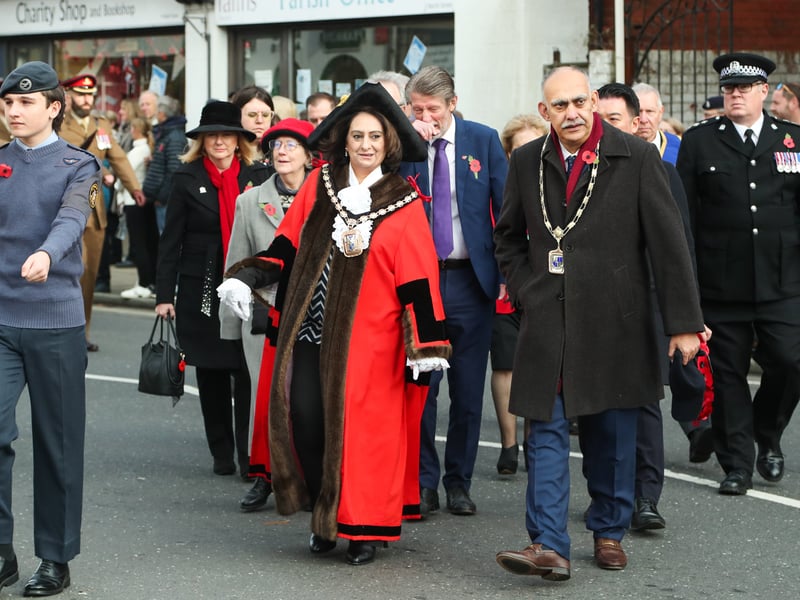 Havant Remembrance Sunday service and parade