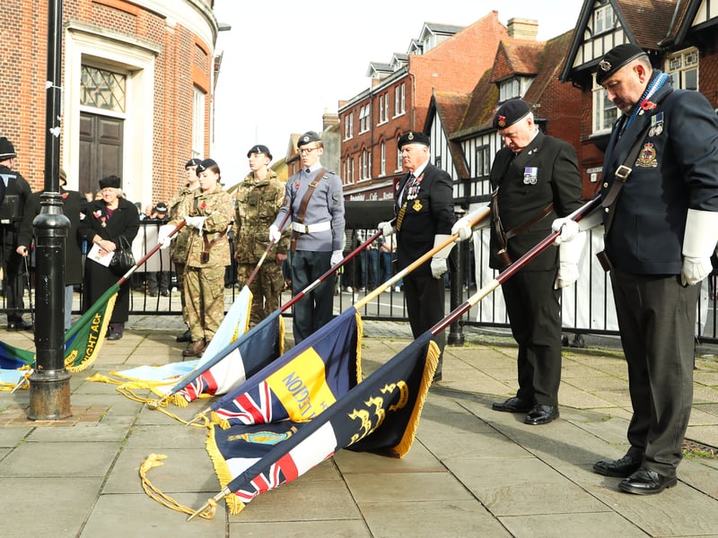 Havant Remembrance Sunday service and parade