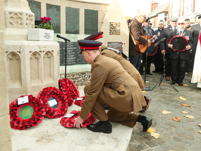Havant Remembrance Sunday service and parade