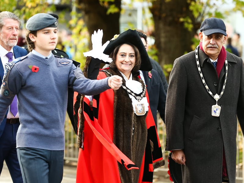 Havant Remembrance Sunday service and parade