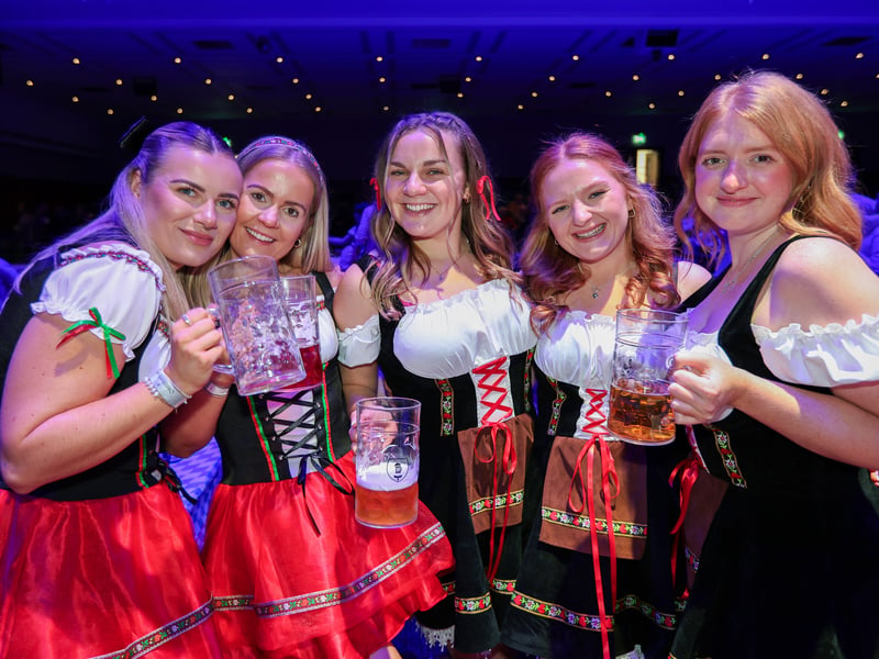 Large crowds dusted off their lederhosens for Oktoberfest at Portsmouth Guildhall. 


Picture: Chris Moorhouse