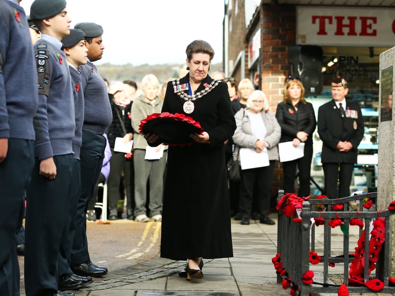 Photos from the Portchester Remembrance day service in Portchester Precinct on Saturday November 8th 2025