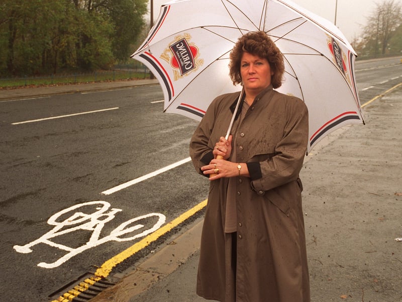 This is Marlene Carty was not happy with the new cycle lanes on Kirkstall Road.