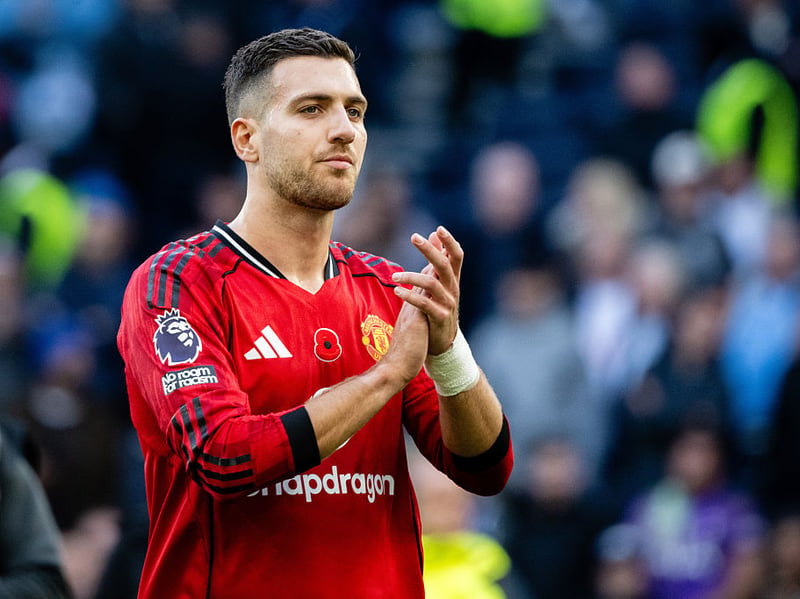 Dalot will have to play at right wing-back when Amad Diallo is away.