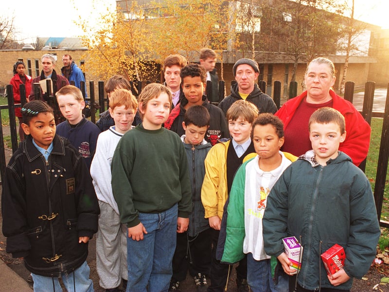Parents and pupils turned up at Little London Primary School to discover that it has been destroyed by fire.