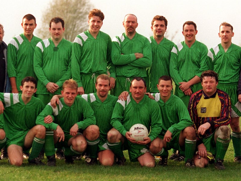 Belle Isle, who played in Division 1, pictured in November 1995. Back row, from left, are Chris Baldwin, George Butterfield, David Amos, Paul Middleton, Gary Loftus, Al Beggs, Richard Bowes, Adrian Baldwin, John Gillett and Barry Baldwin. Front row, from left, are  Andy Hawks, Richard Amos, Geoff Baldwin, Marvin Stafford, Rodger Whale, Glen Butterfield and Mick Turner.