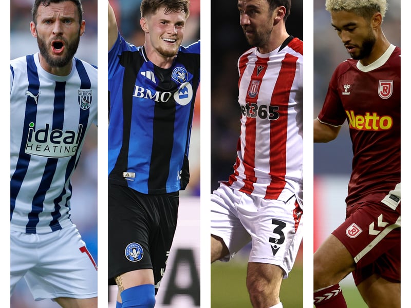 From left to right: Erik Pieters, Tom Pearce, Enda Stevens and Bryan Hein are four free agent left-backs available to Pompey.