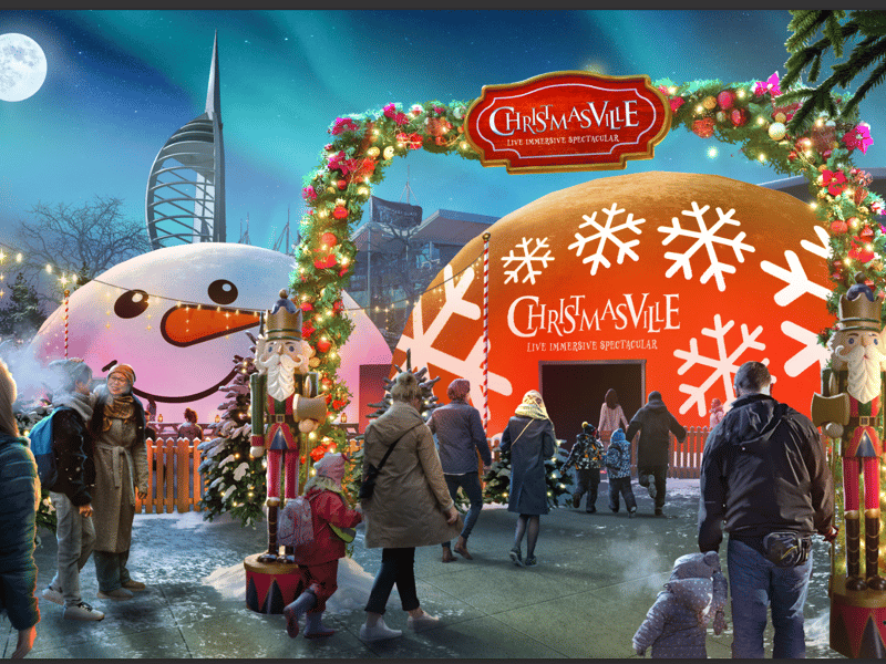 Christmasville at Gunwharf Quays is the perfect way to get into the festive spirit. 