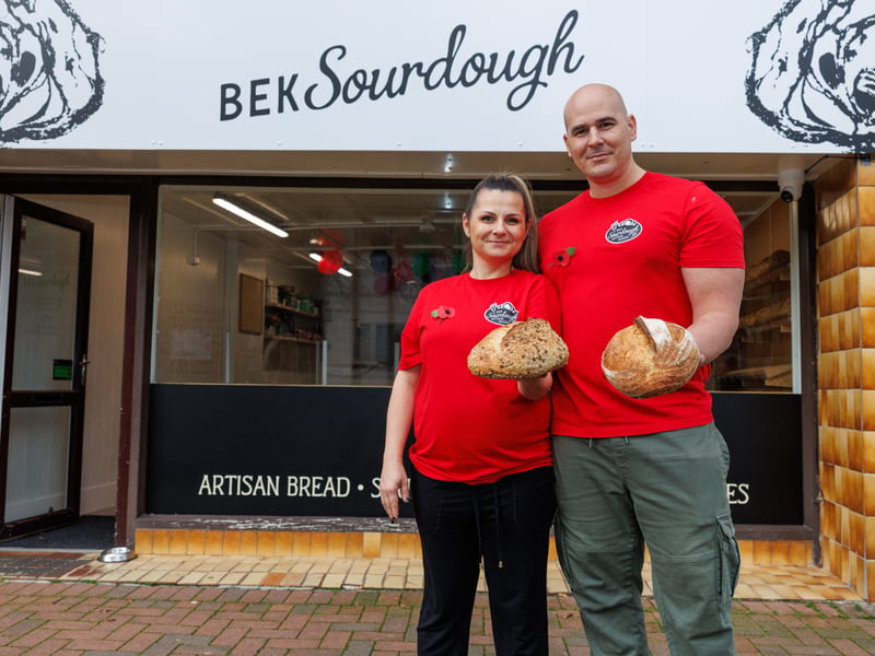 Angela Balla and Tamas Konkoly have celebrated the opening of their second bakery in Gosport.
Pictured: (left to right) Angela Balla and Tamas Konkoly
Picture:Marcin Jedrysiak