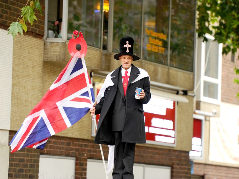 A service was held on Tuesday, November 11, 2025, at the First World War cenotaph in Guildhall Square, Portsmouth, to mark Armistice Day.