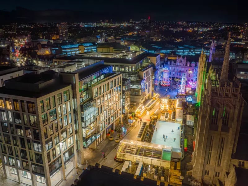 Thousands of people descend on Aberdeen city centre every year to make the most of the festive ice rink, fairground rides and market stalls at Marischal Square. The market is scheduled to remain open until December 31.
