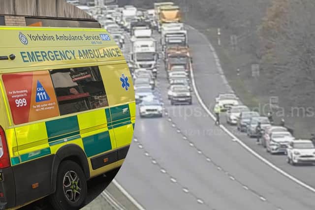 National Highways have revealed that a collision involving eight vehicles caused problems on the M1 this morning.
